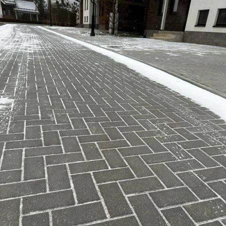 Брусчатка Нобетек 2П4ф Темно-серая